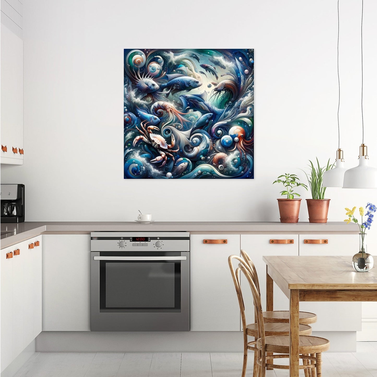 Oceanic Elegance Canvas