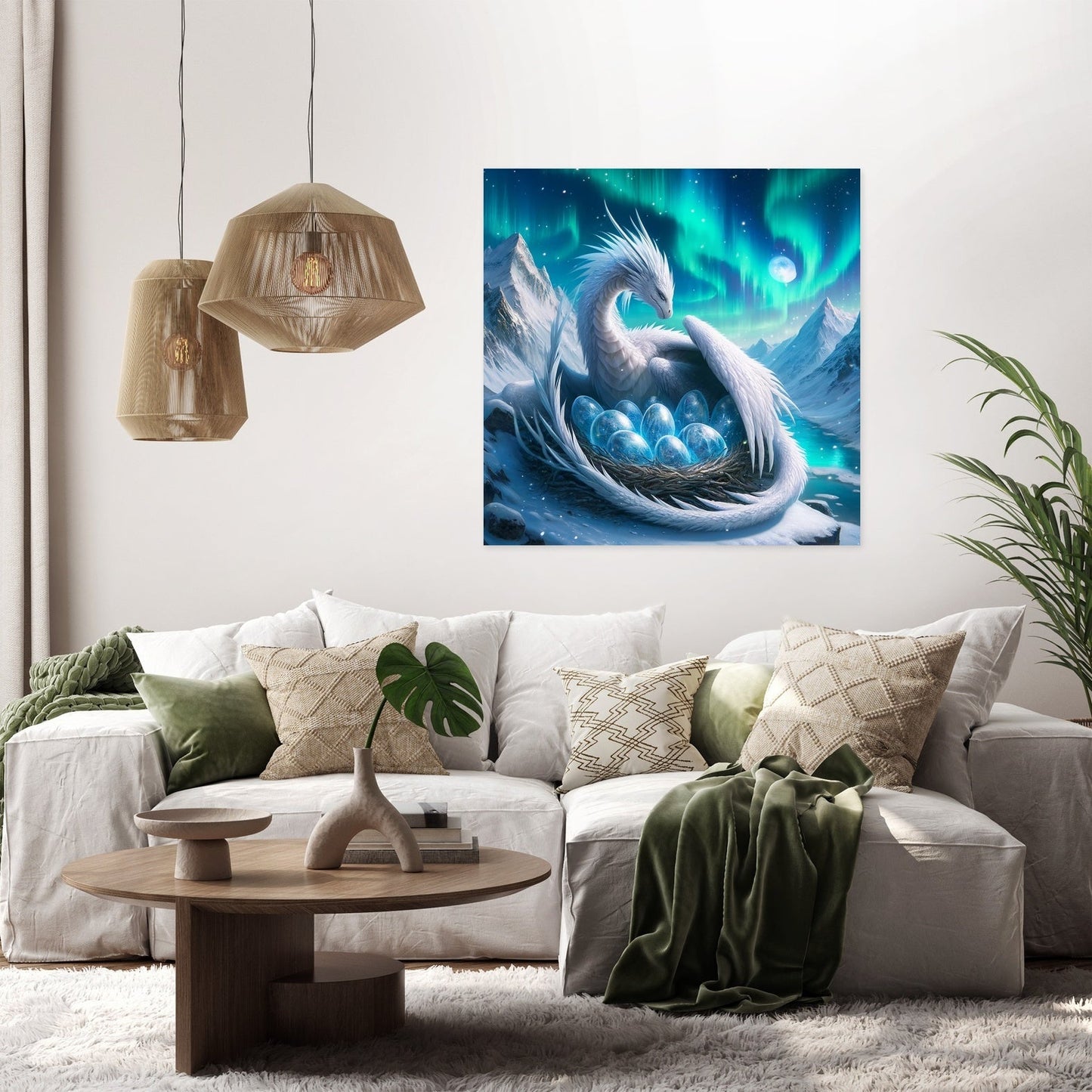 Moonlit Guardian Canvas