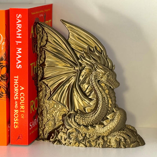 Dragon Bookends | ACOTAR Velaris Inspired 3D Decor