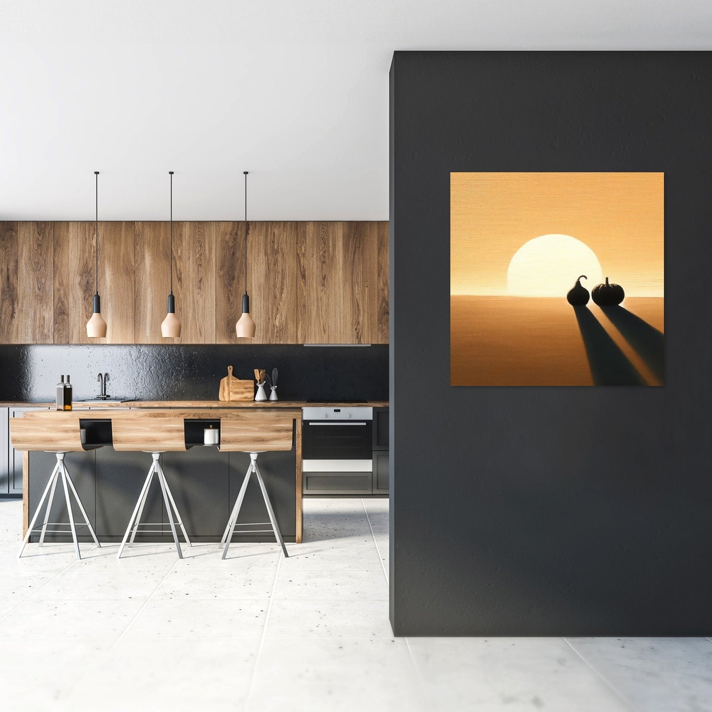 Sunset Squash Serenity Canvas