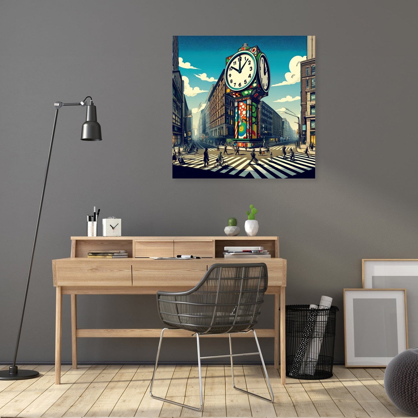 Time's Whimsy Avenue Canvas