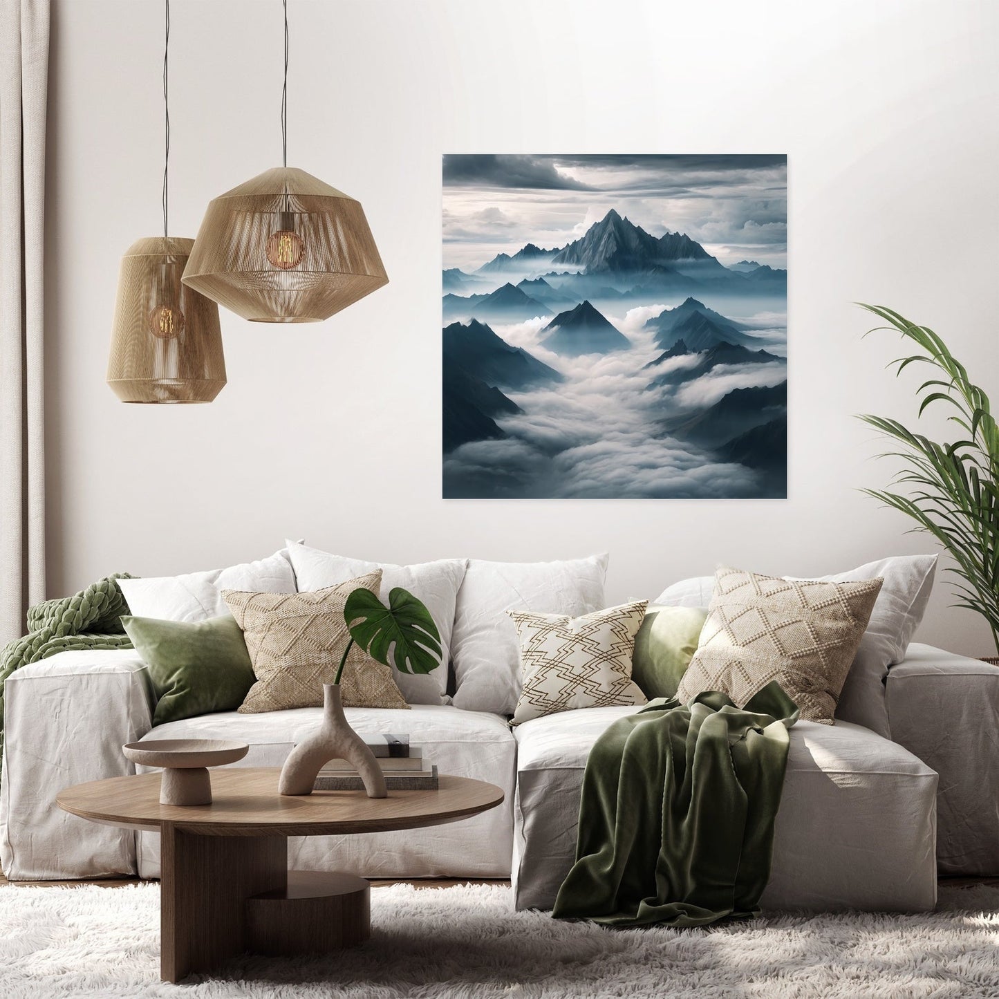 Misty Mountain Majesty Canvas