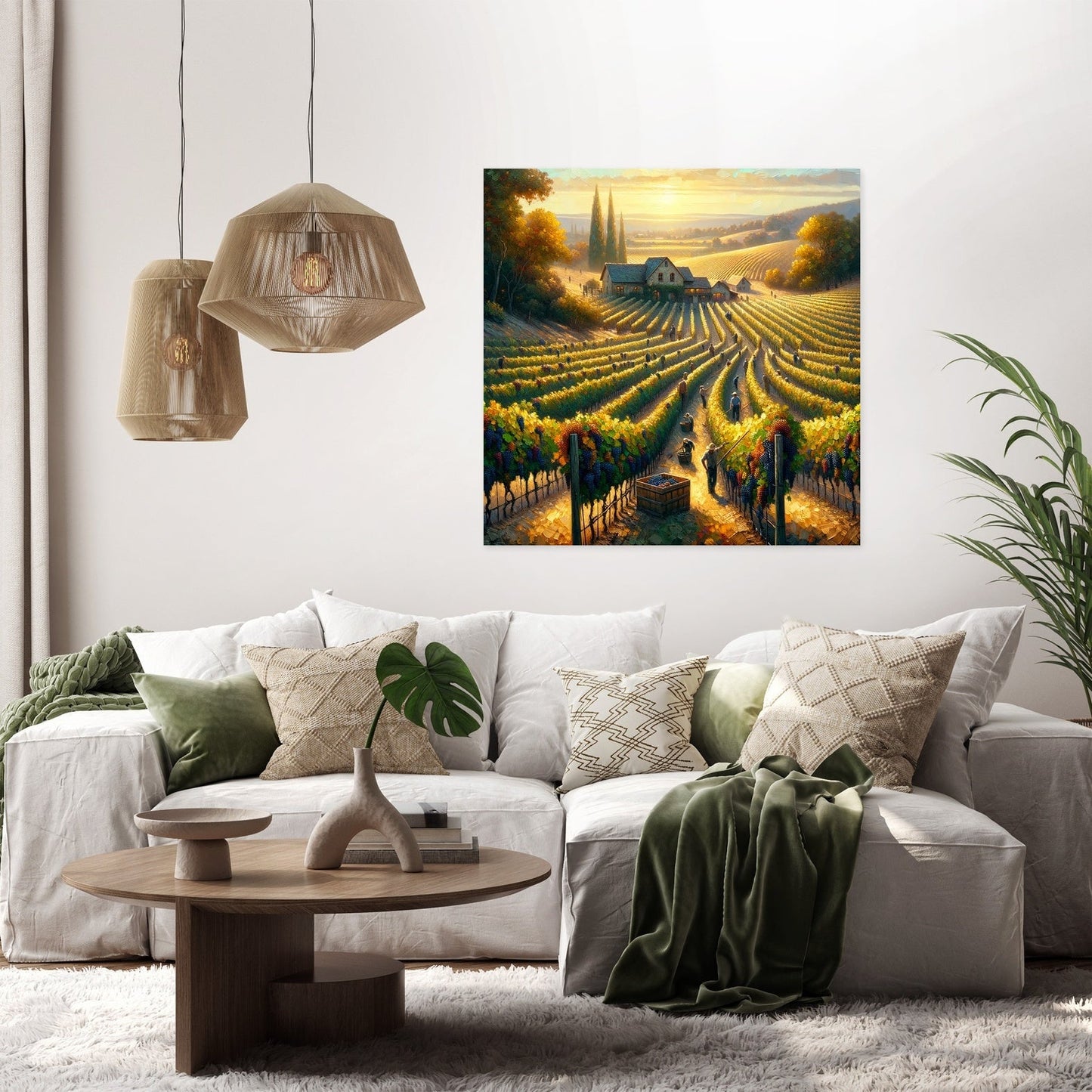 Harvest Vineyard Canvas