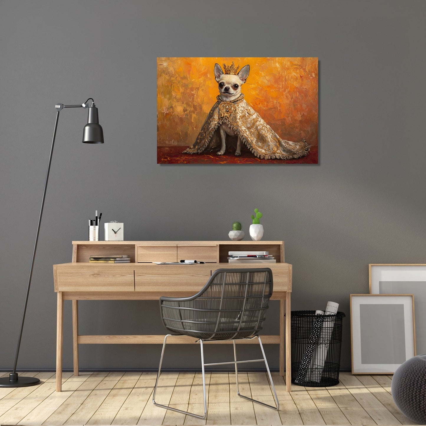 Chihuahua Royalty Canvas