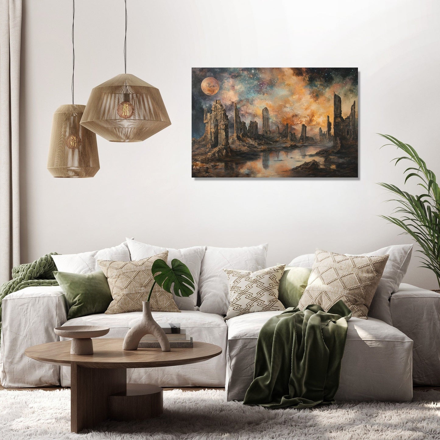 Celestial Ruins Canvas