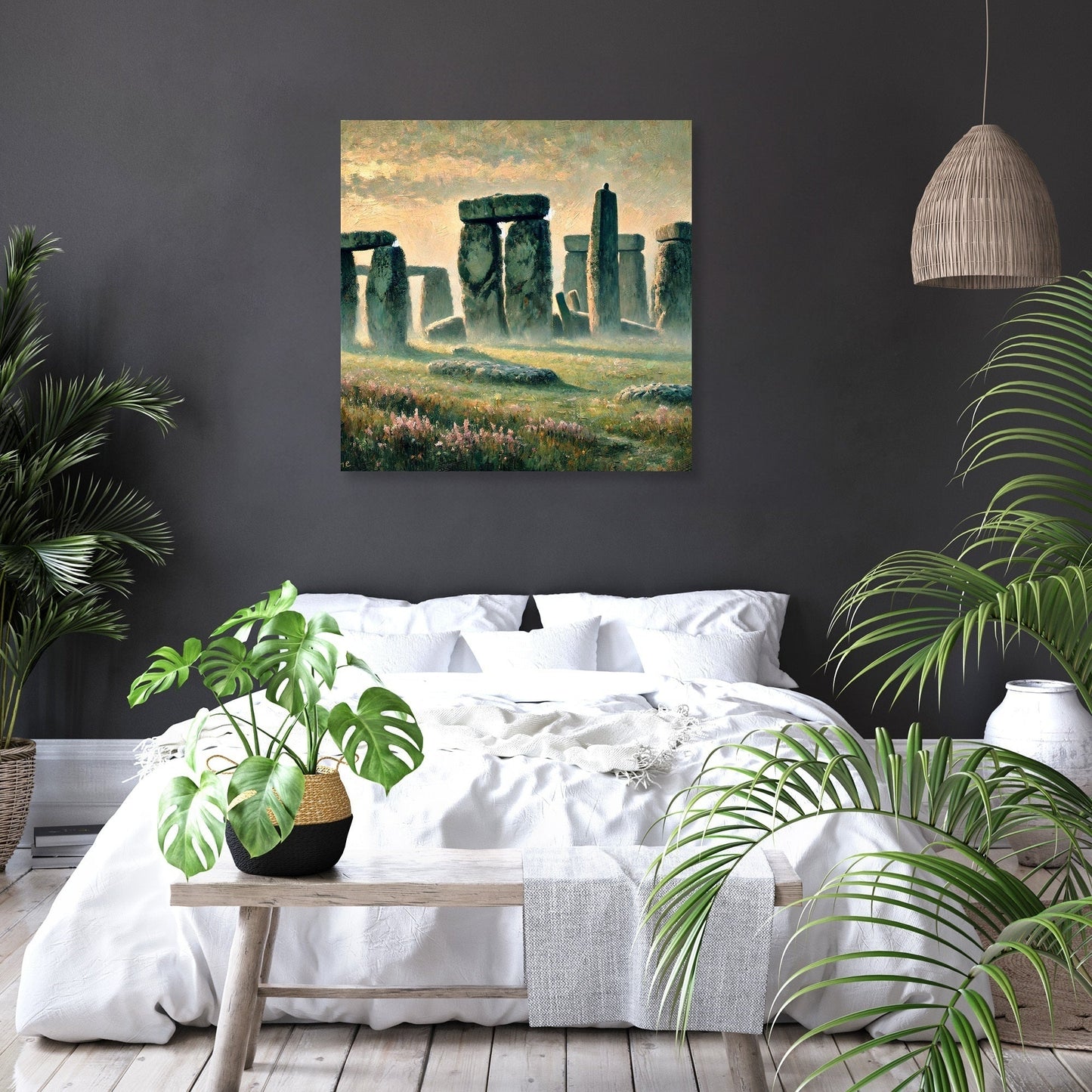 Stonehenge Dawn Canvas