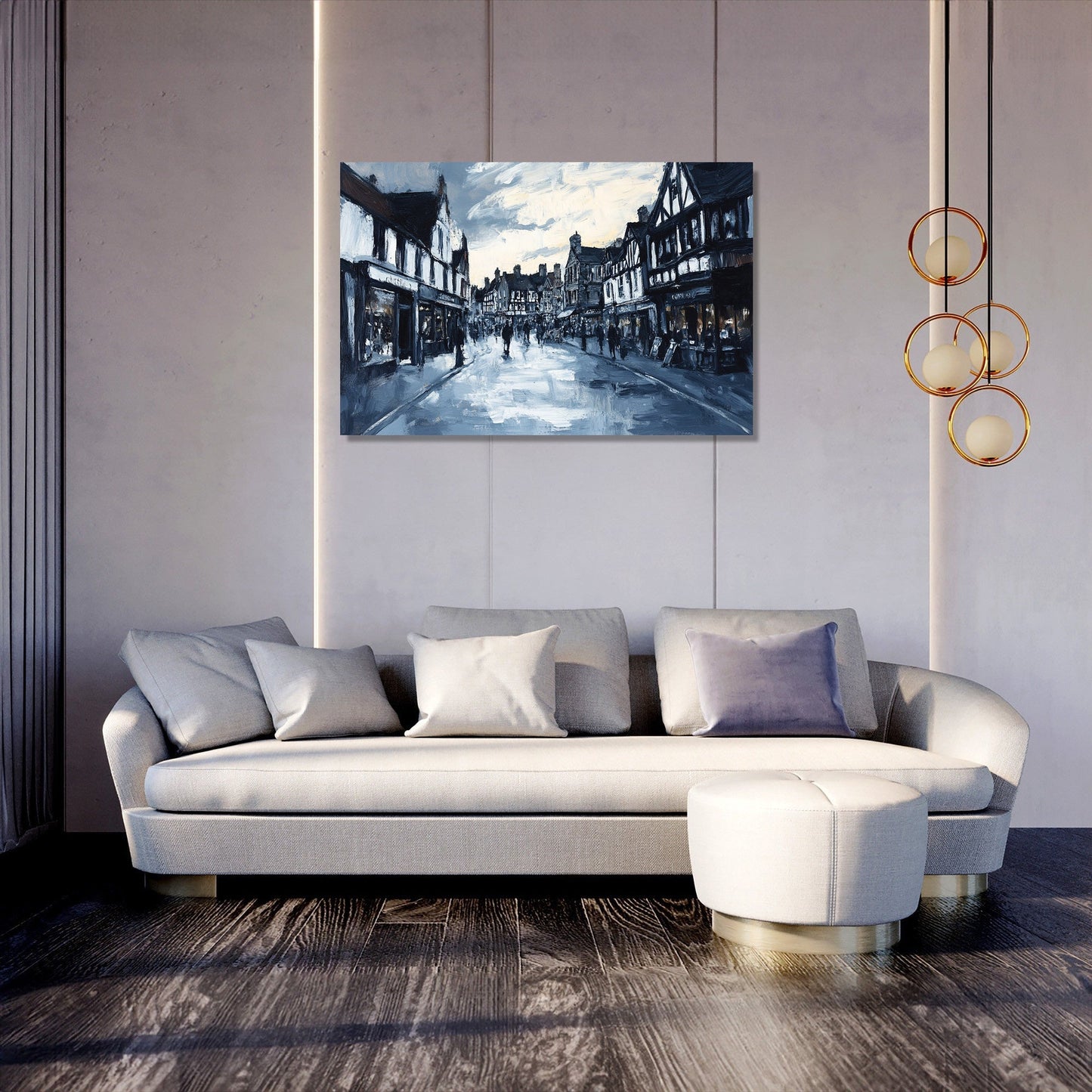 Chester Rows Twilight Canvas