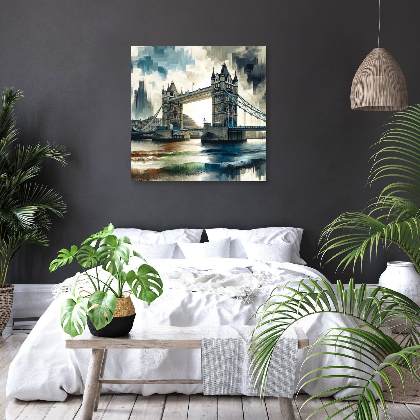 London Thames Archway Canvas