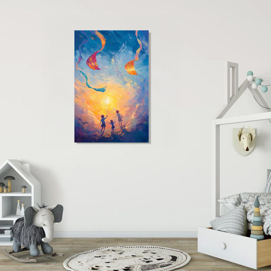 Rainbow Kite Canvas