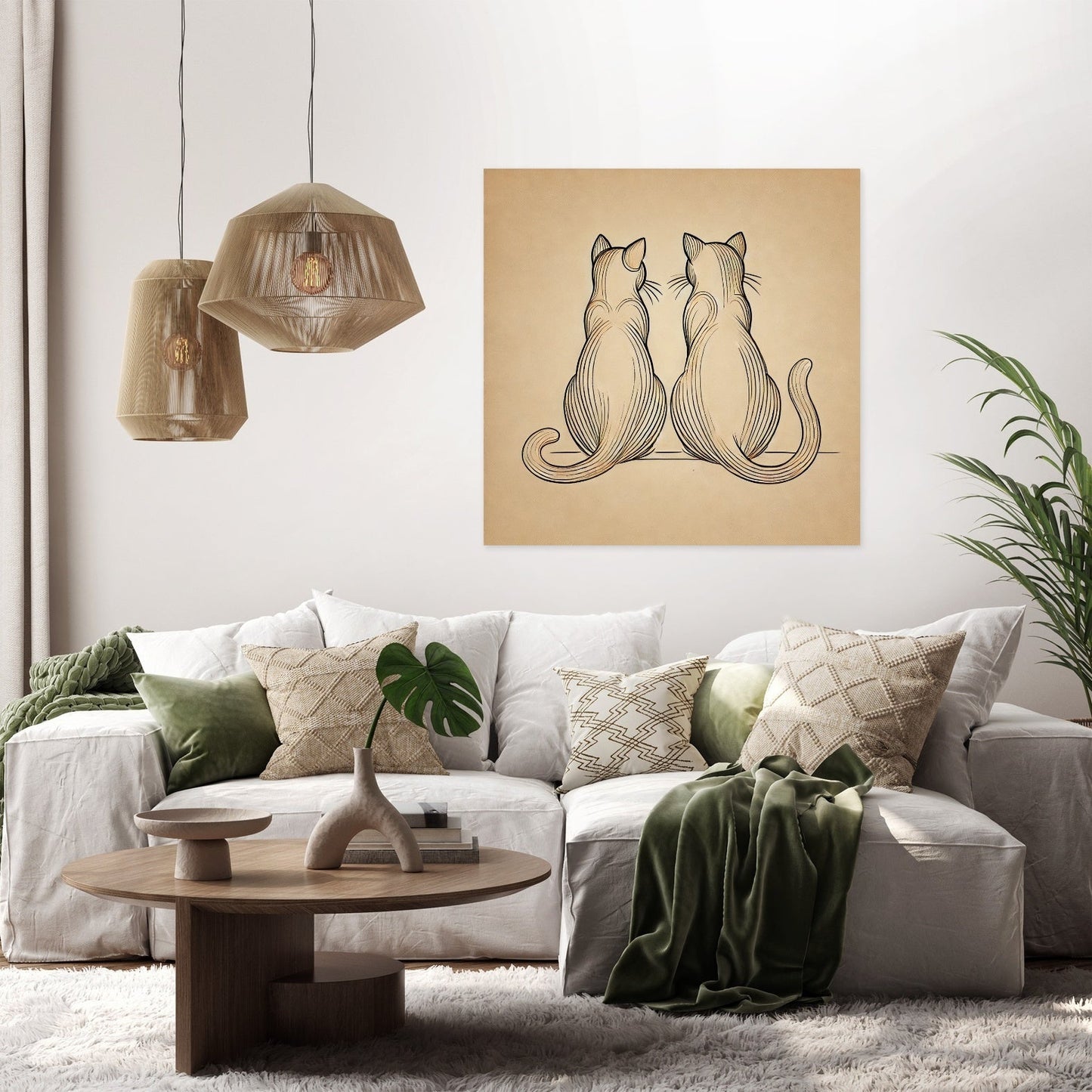 Companionship Cats Canvas