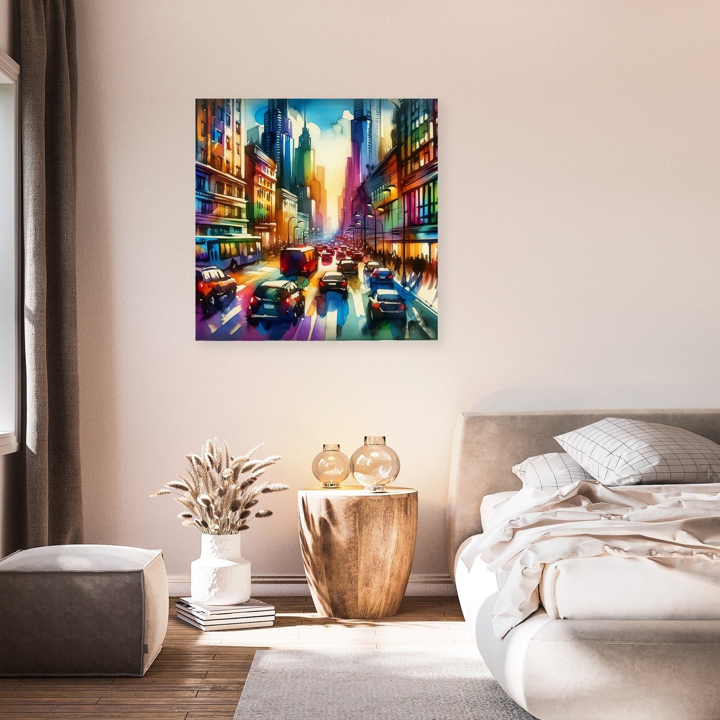 Cityscape Vibrance Canvas