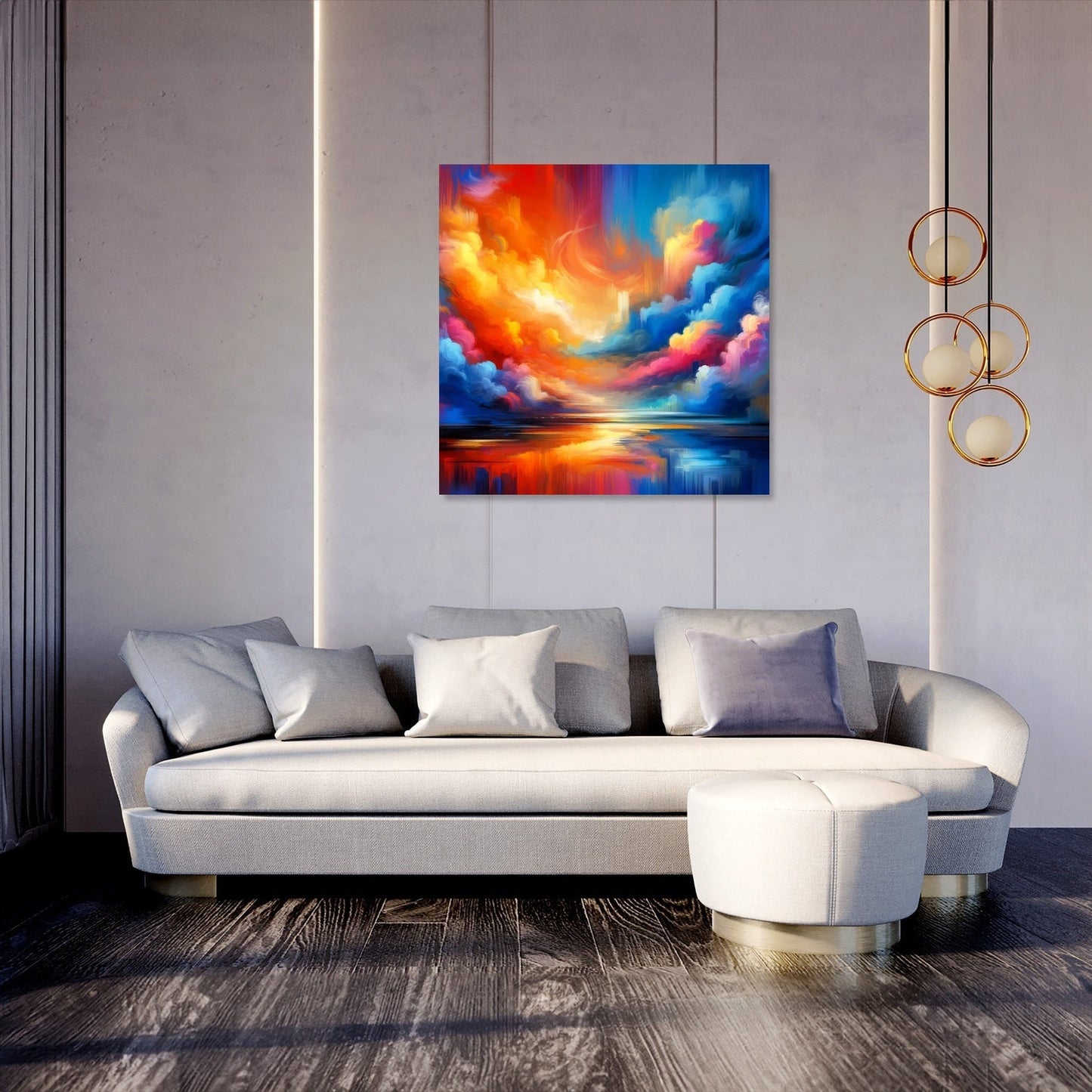 Calm Collision Canvas