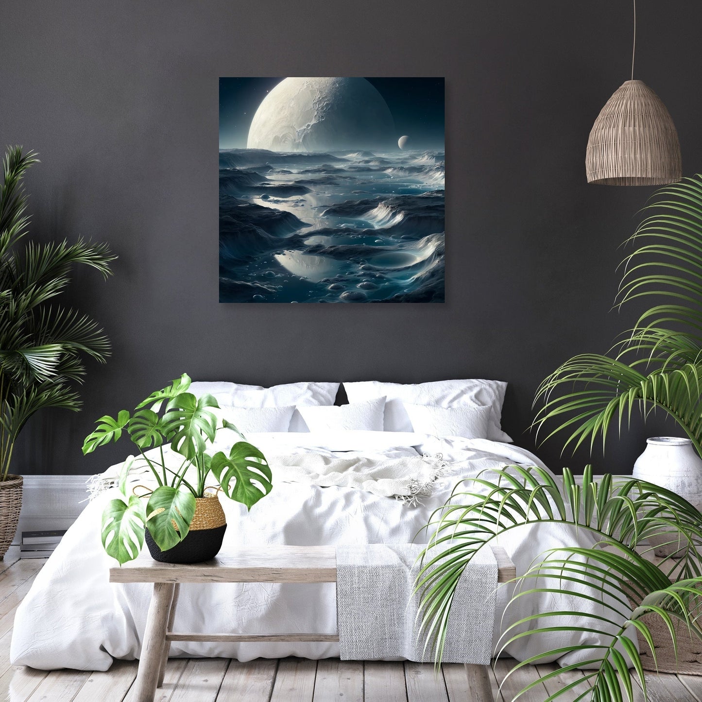 Mercury's Borealis Mirage Canvas