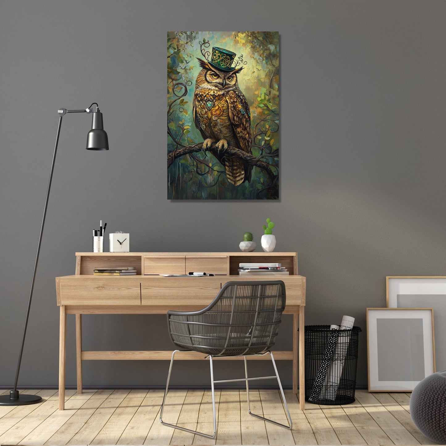 Celtic Owl Canvas