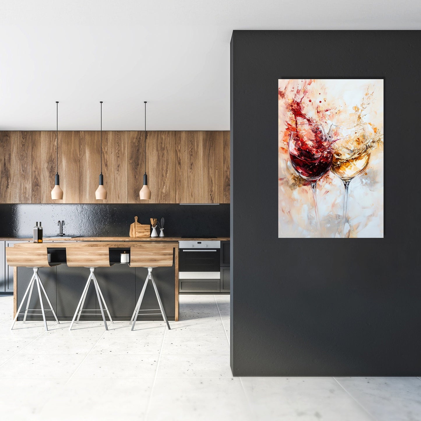 Wine Symphony Canvas