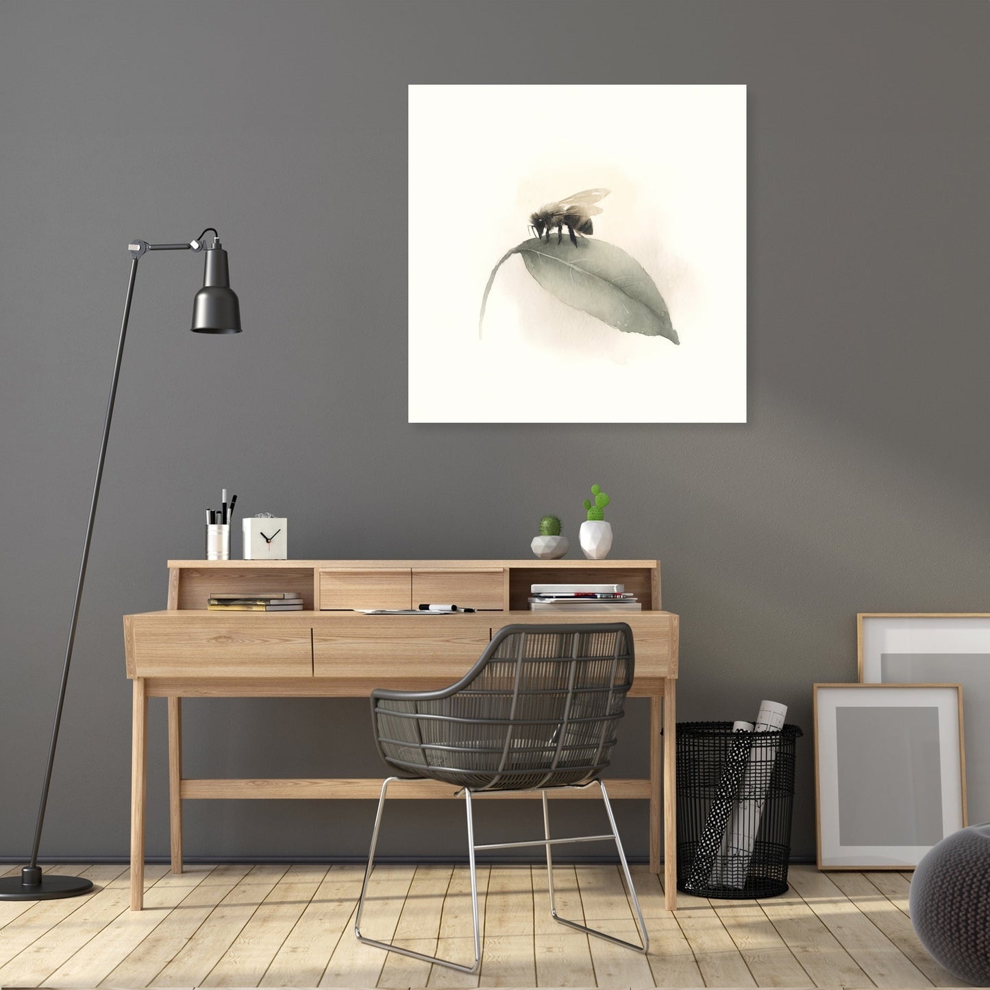 Bee's Quiet Moment Canvas