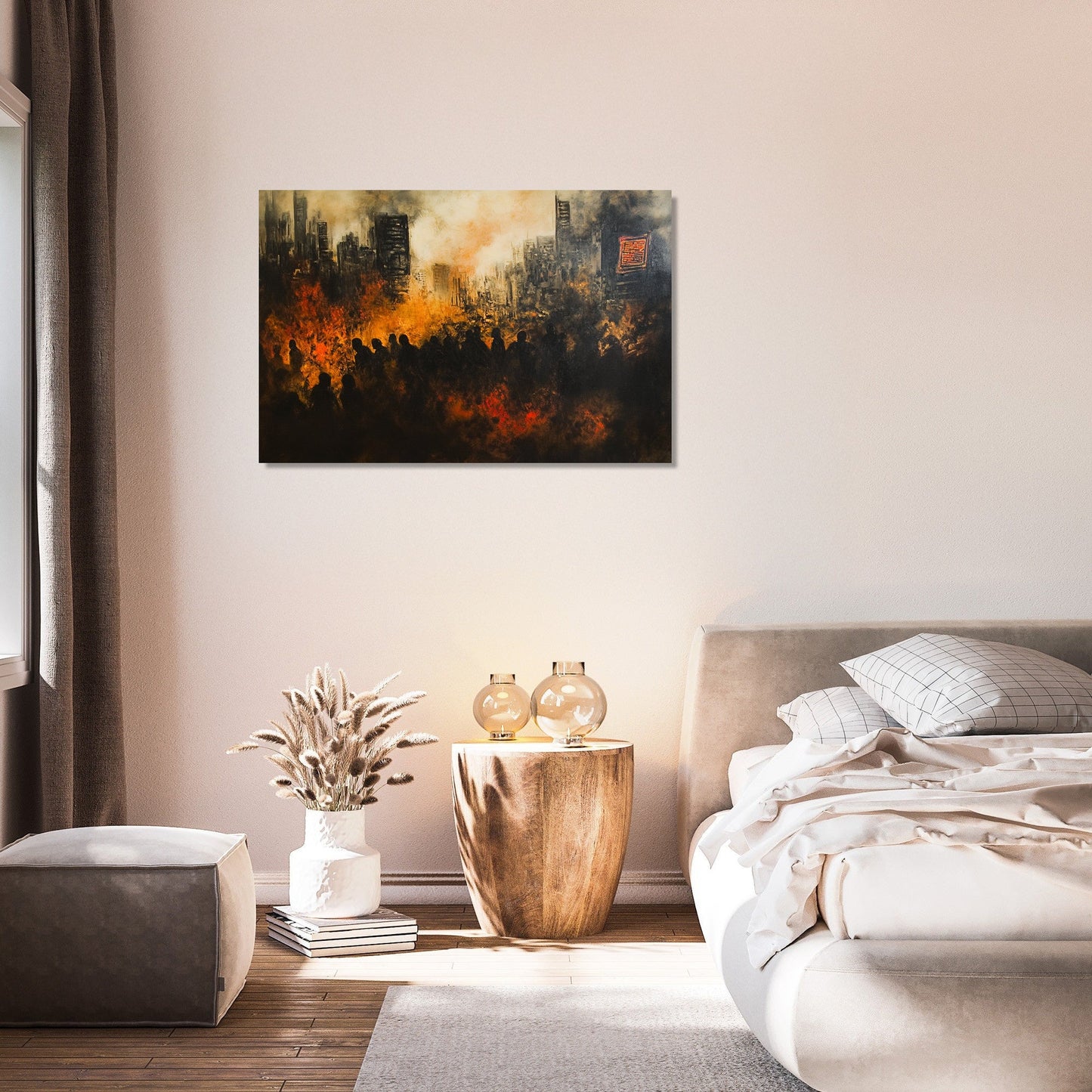 Toxic Air Metropolis Canvas