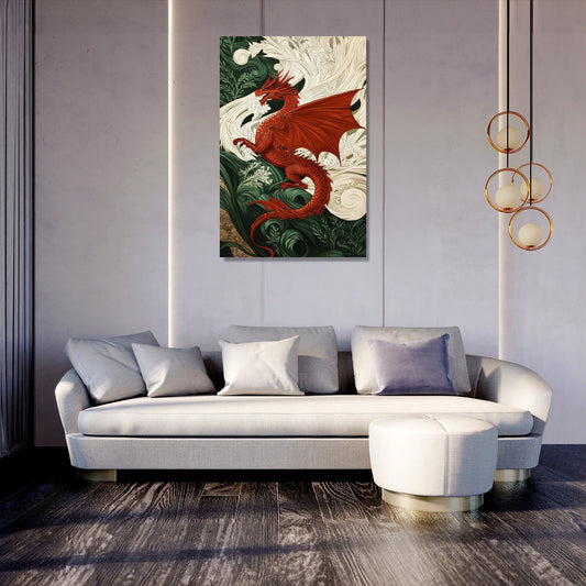 Dragon of Wales Canvas