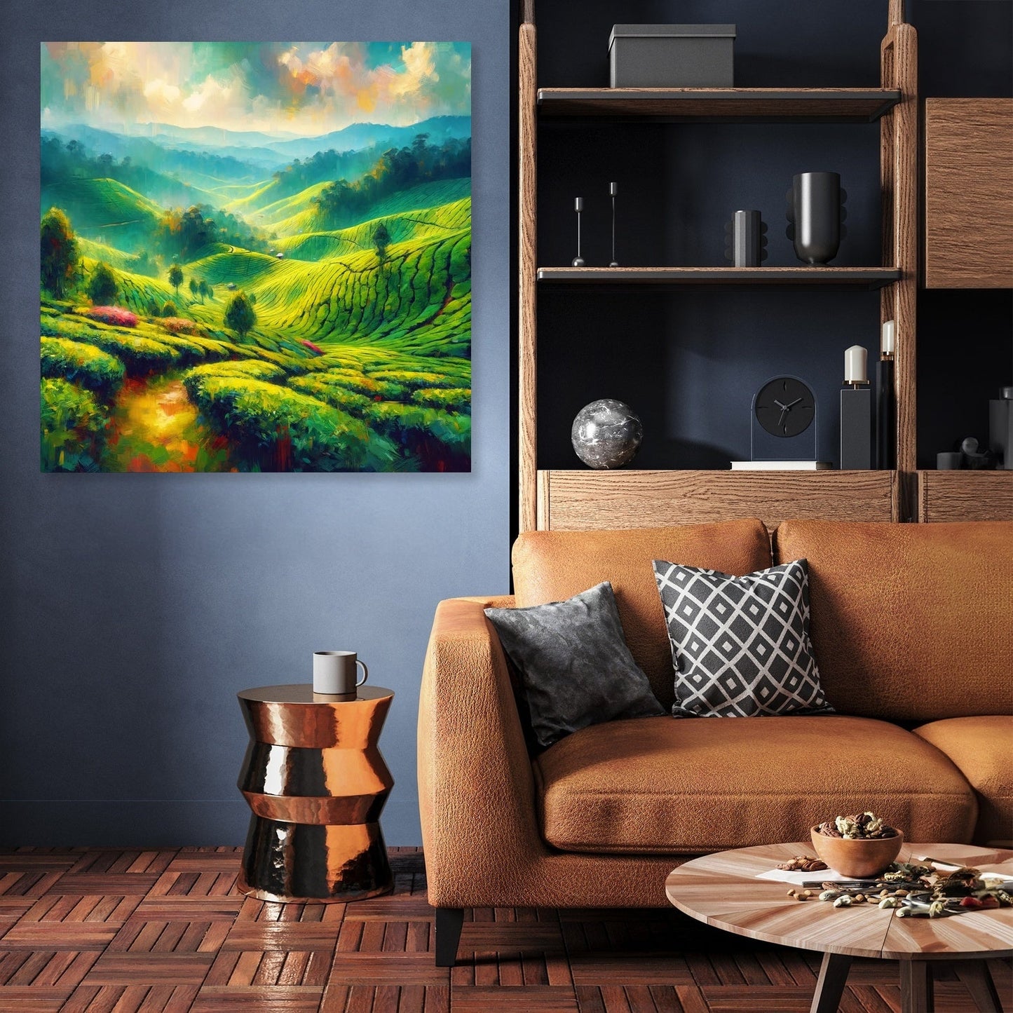 Cameron Highlands Tea Fields Canvas