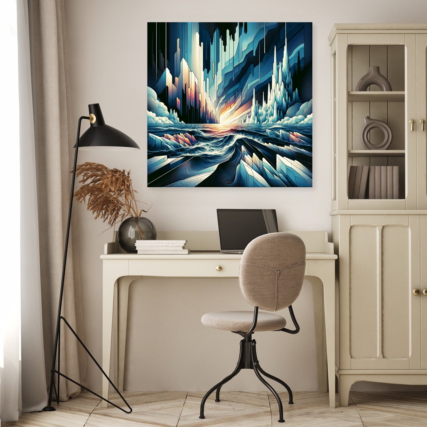 Frozen Waters Canvas