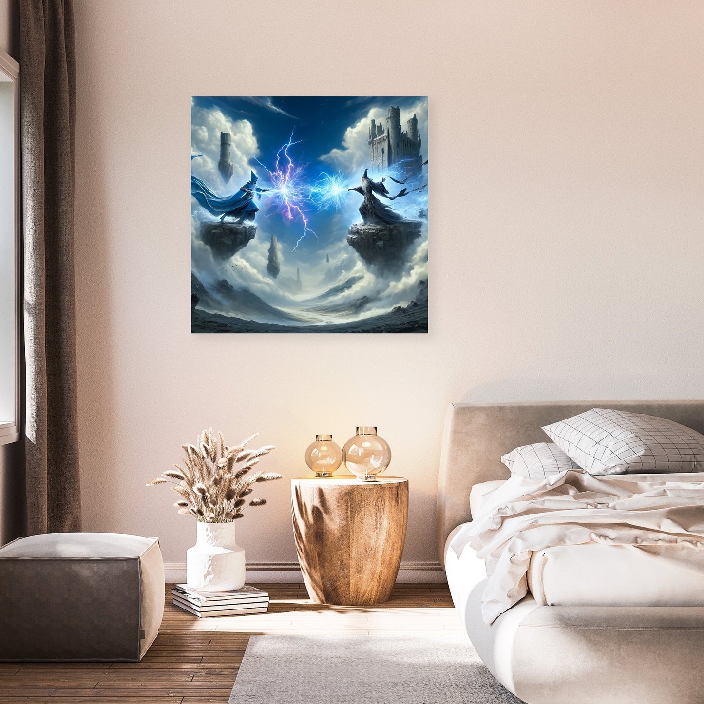 Sky High Wizard Duel Canvas