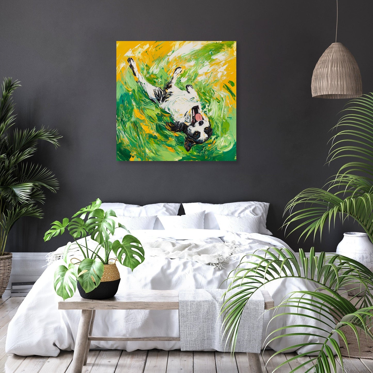 Joyful Canine Canvas