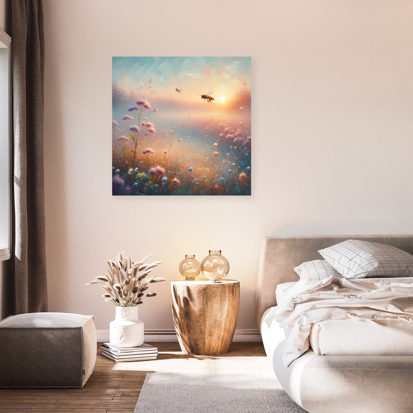 Whispers of Nature Bee Canvas