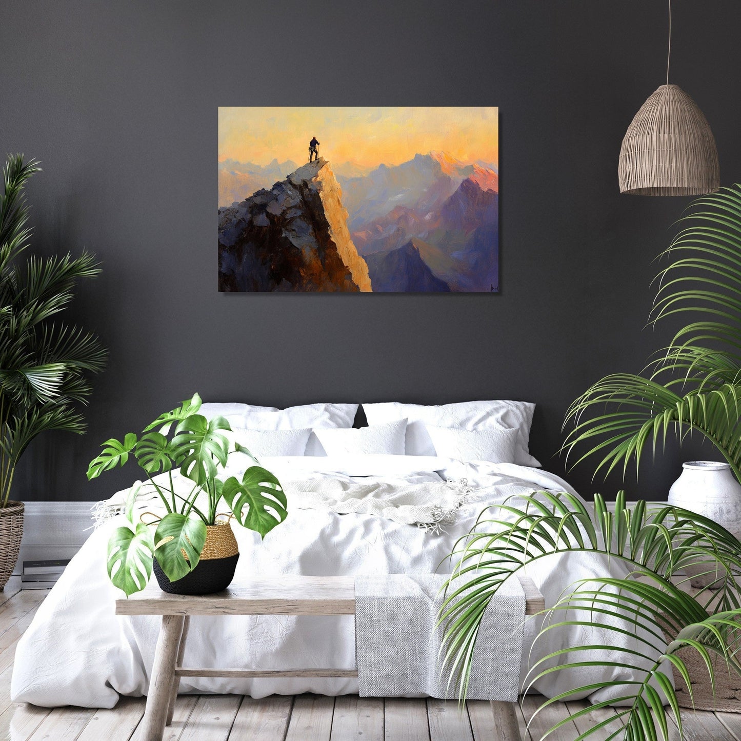 Courageous Ascent Canvas