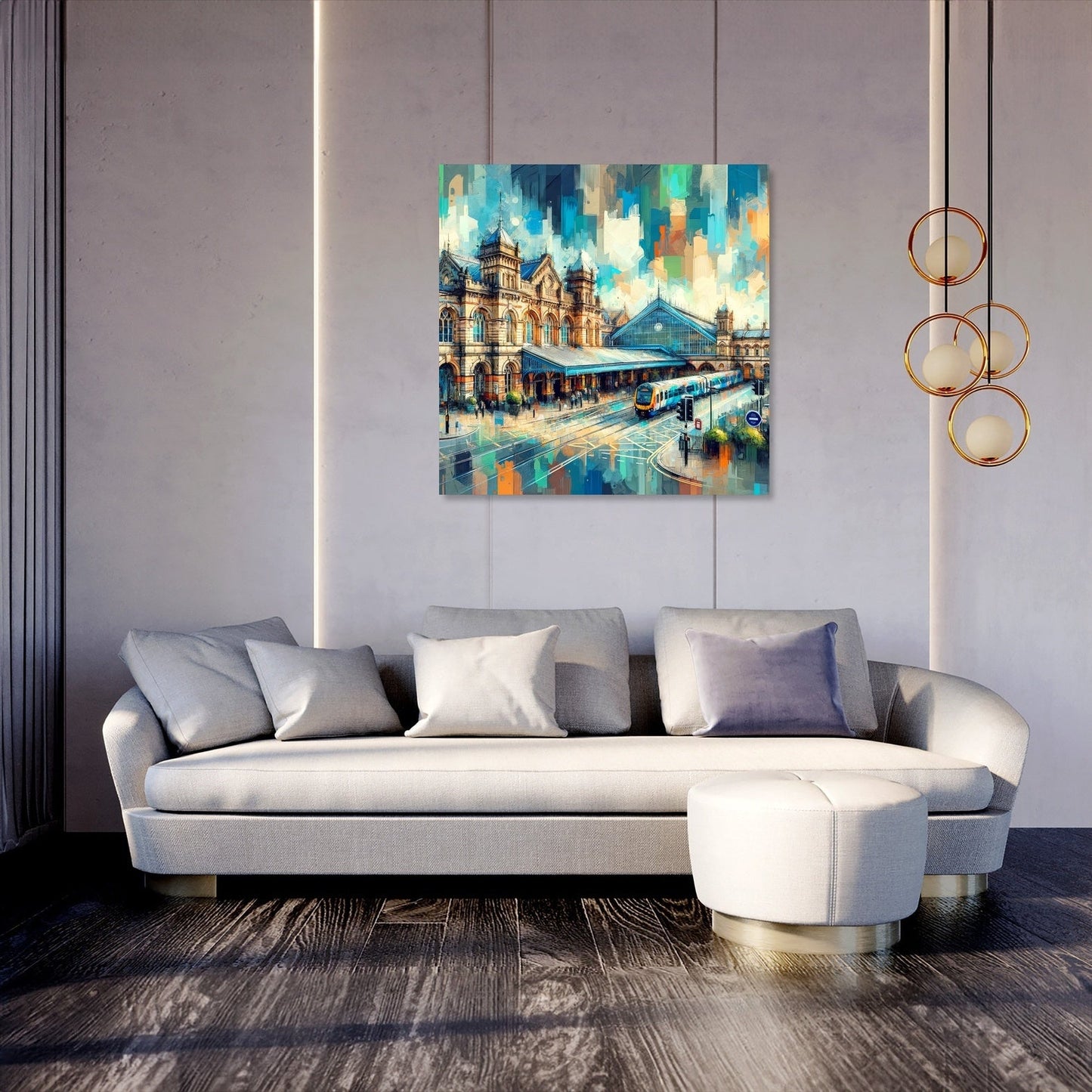Bristol Station Impressions Canvas