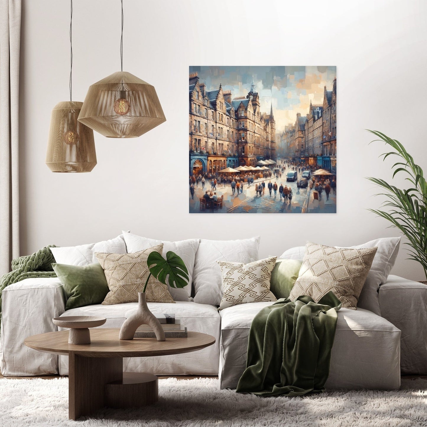 Edinburgh Royal Mile Whispers Canvas