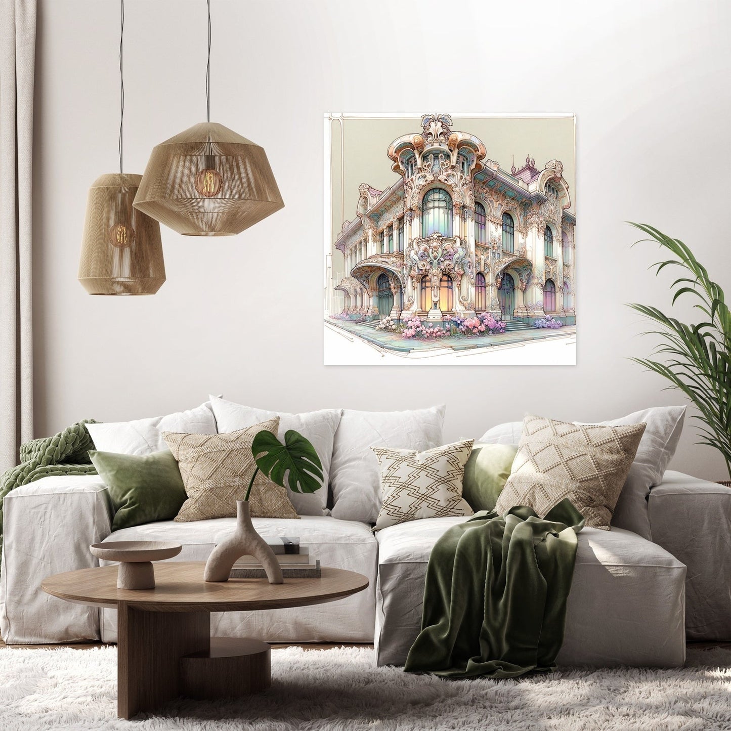 Nouveau Nature Canvas