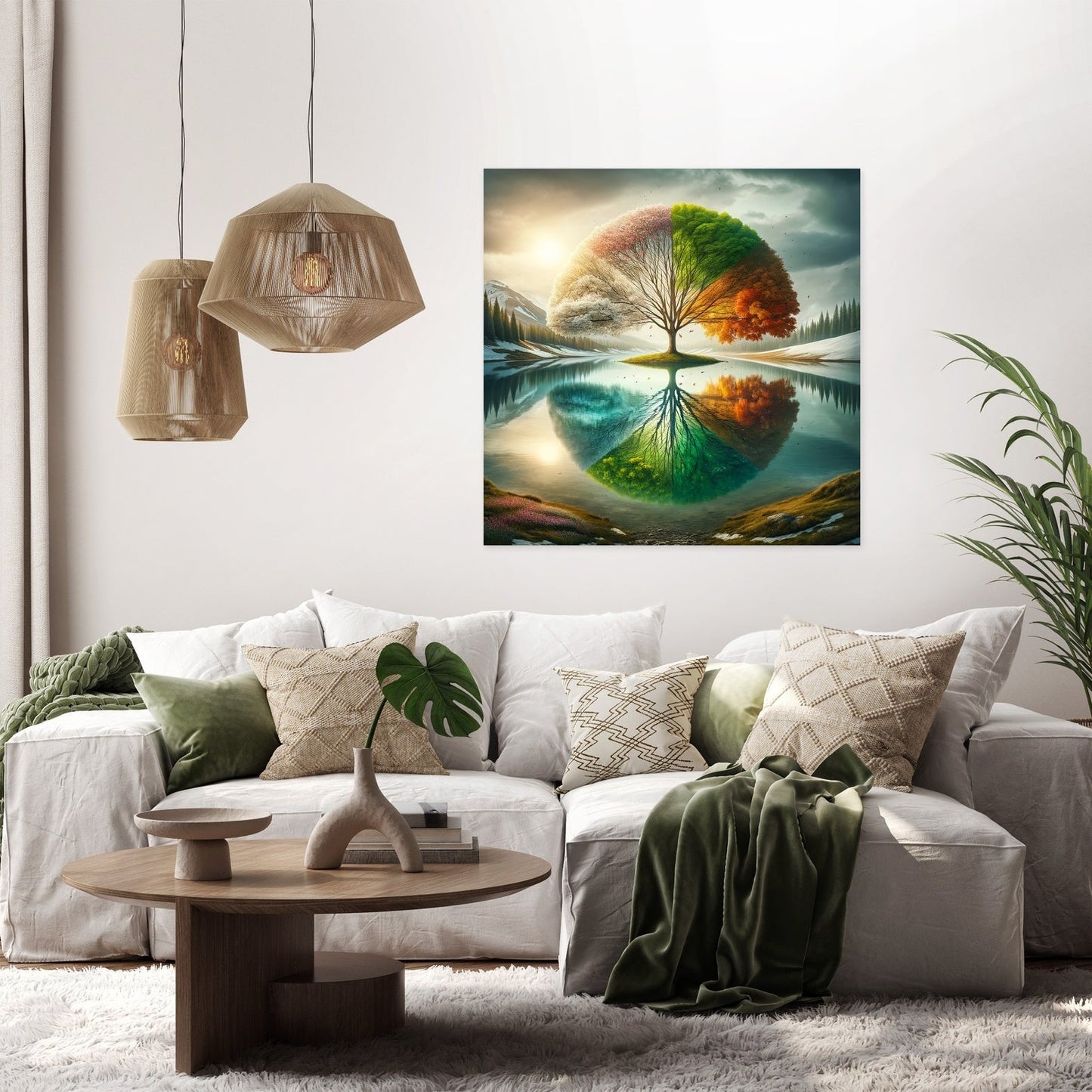 Seasonal Reflections Canvas