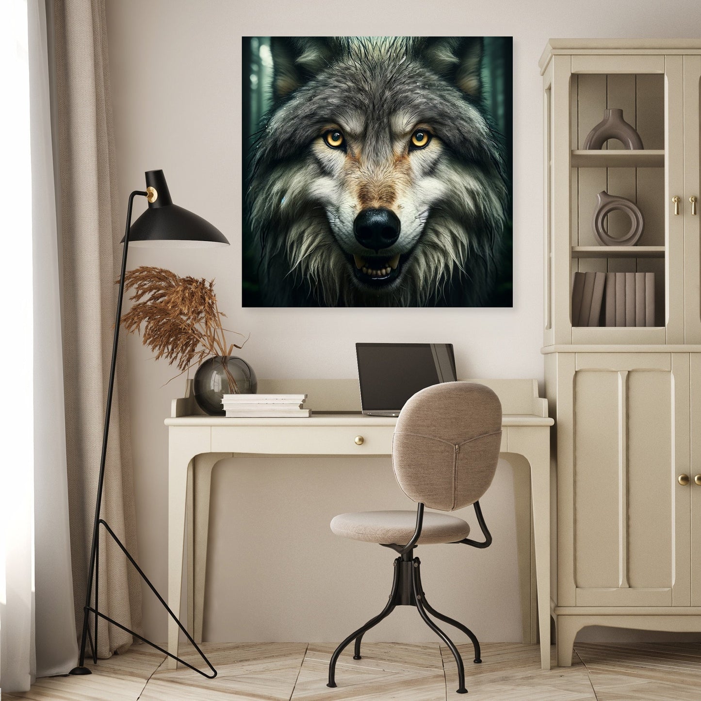 Wolf Gaze Canvas