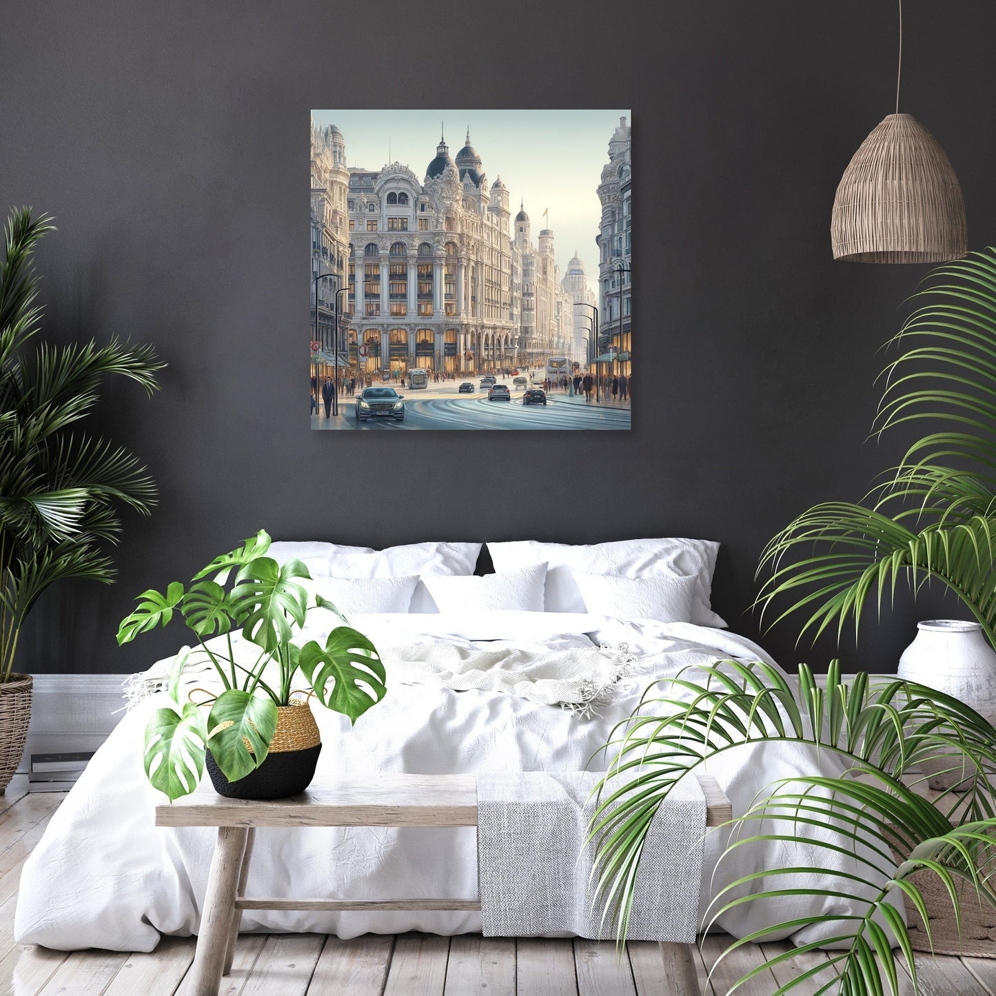 Gran Via Madrid Canvas