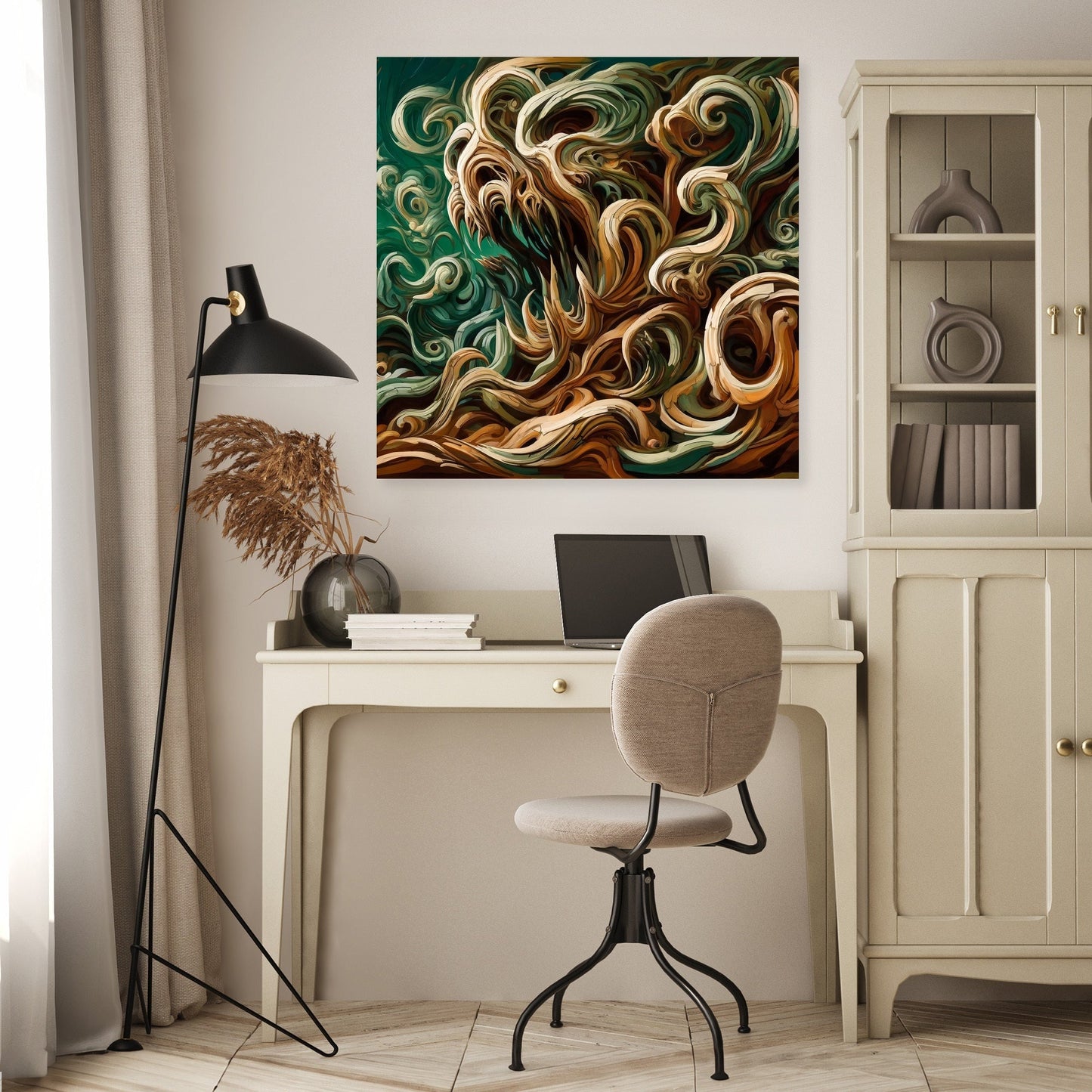 Disgust Distorted Canvas