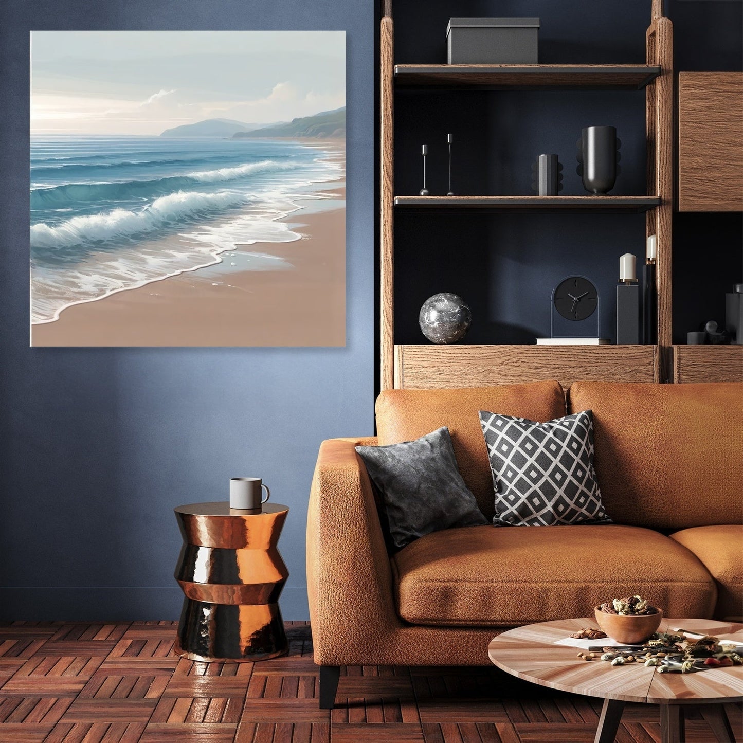Serene Coastal Escape Canvas