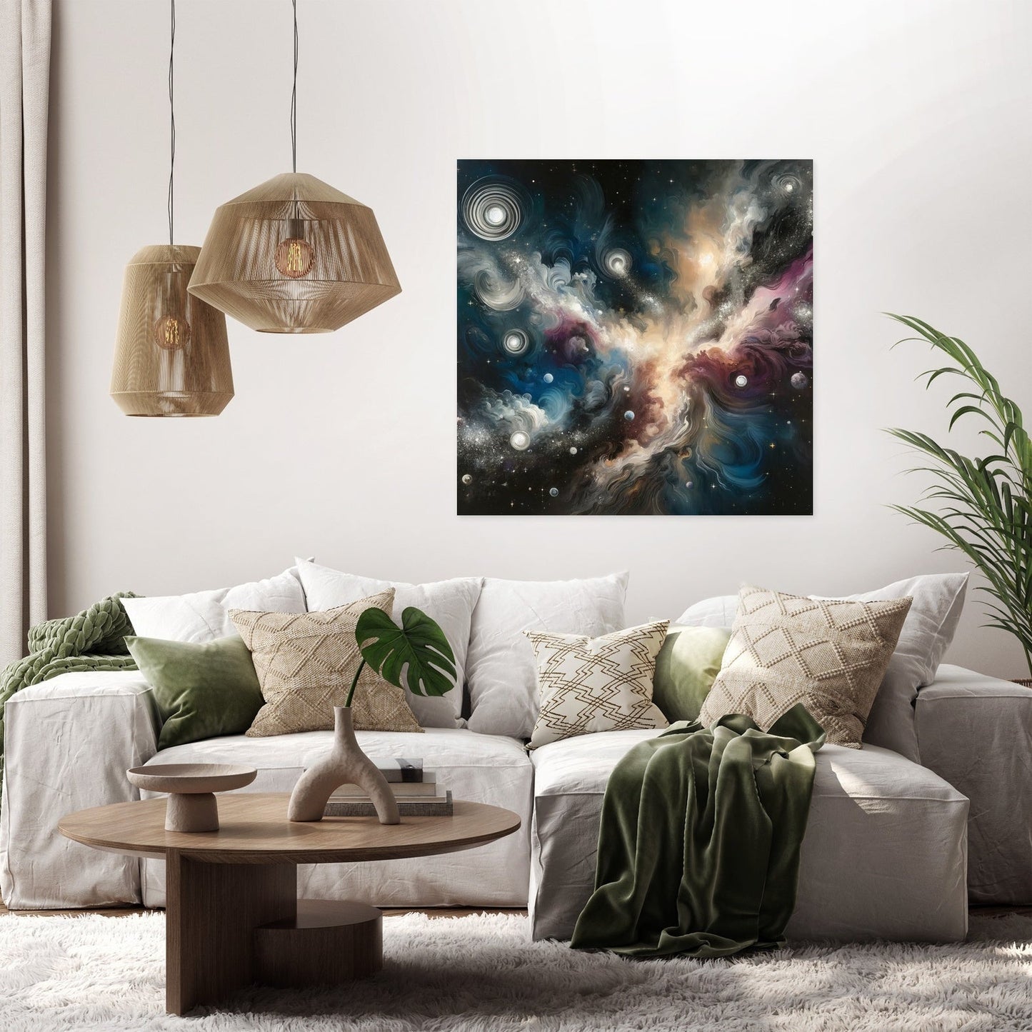 Galactic Whirl Canvas