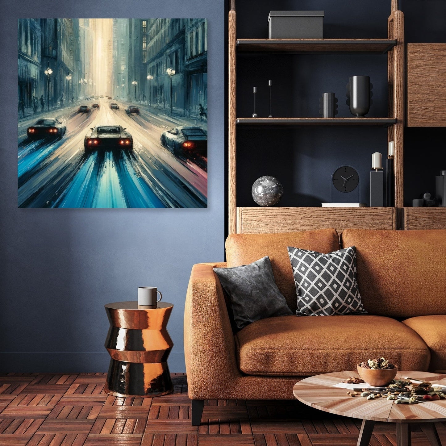 Rivals in the Narrow City Canvas