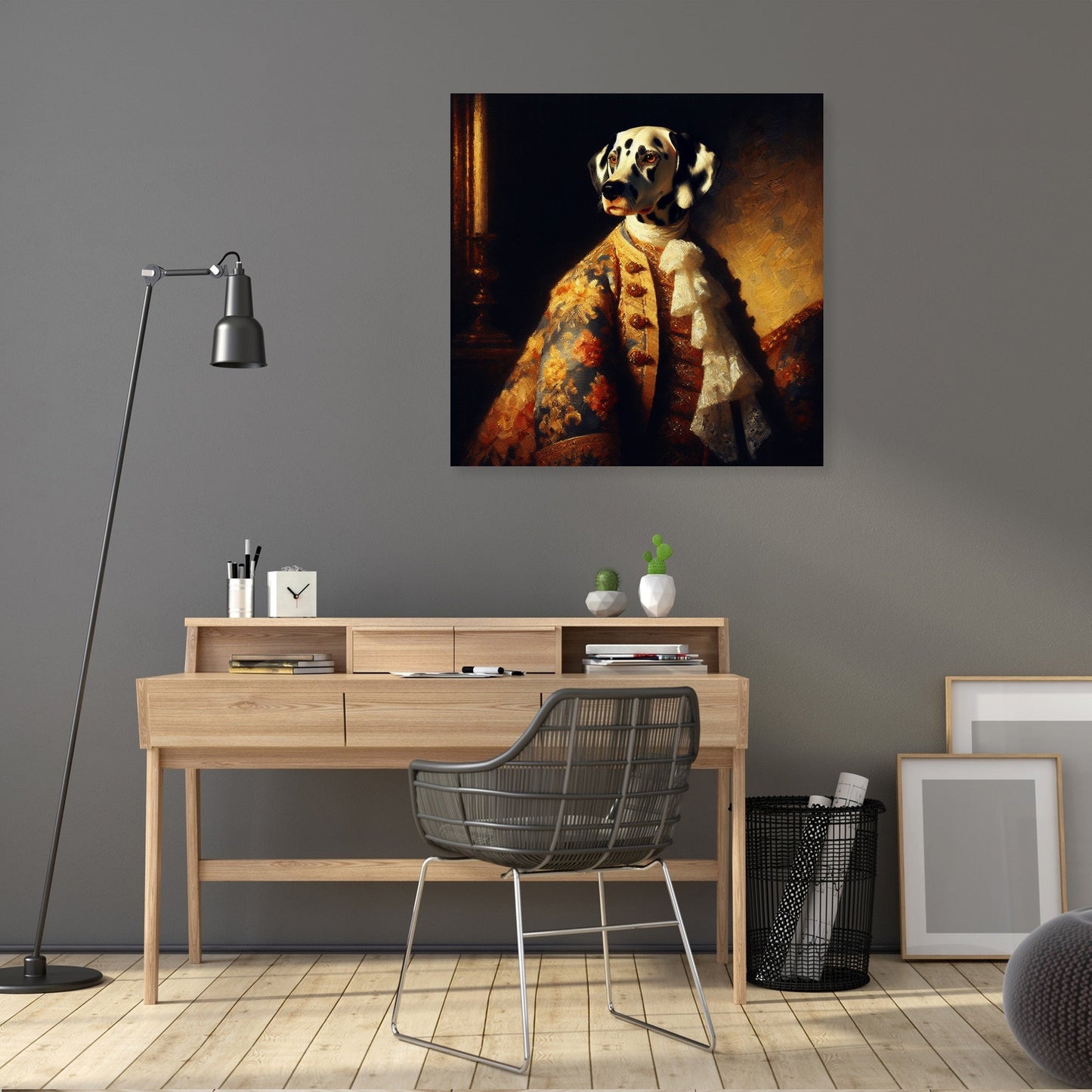 Dalmatian Royalty Golden Hour Canvas