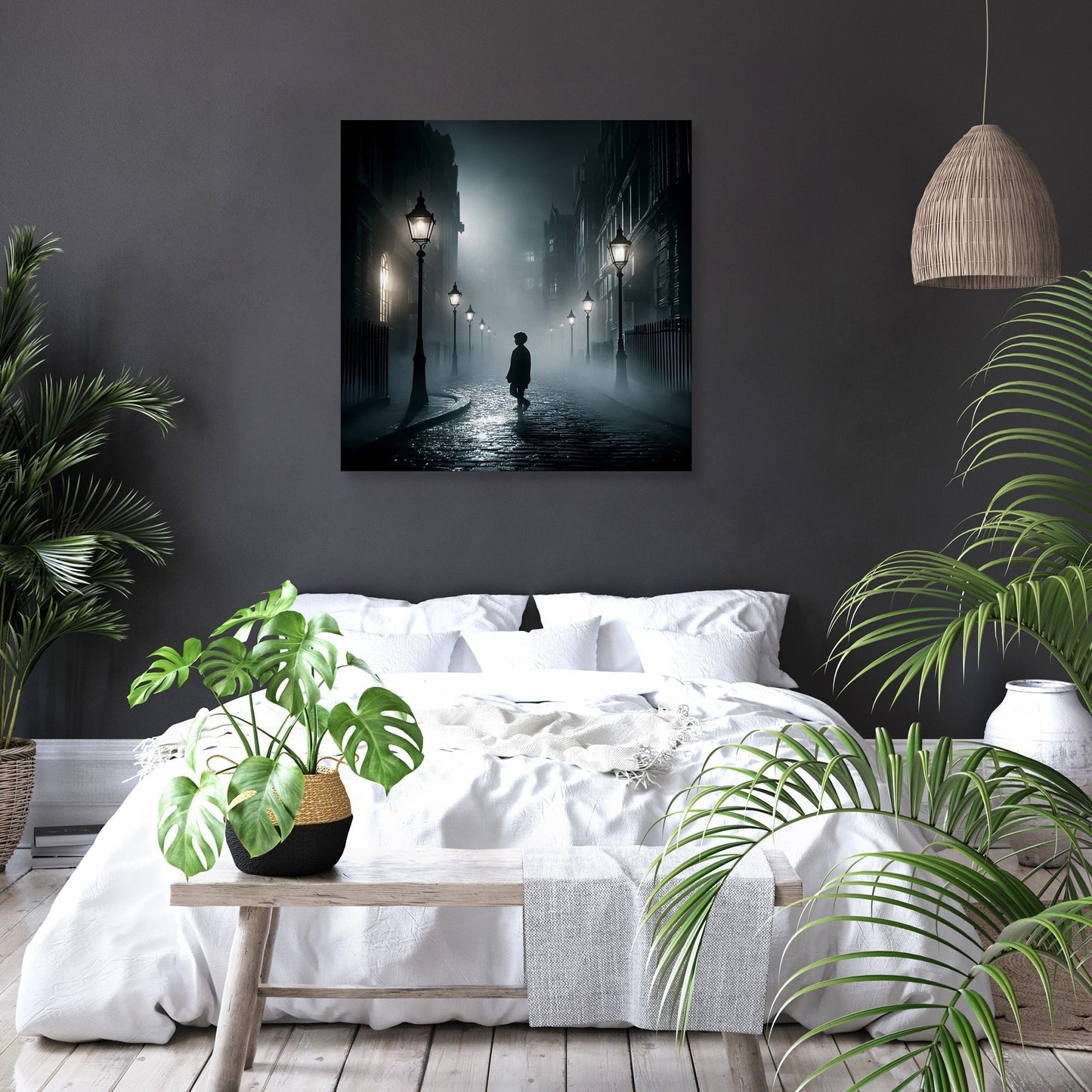 Lost in London Fog Canvas