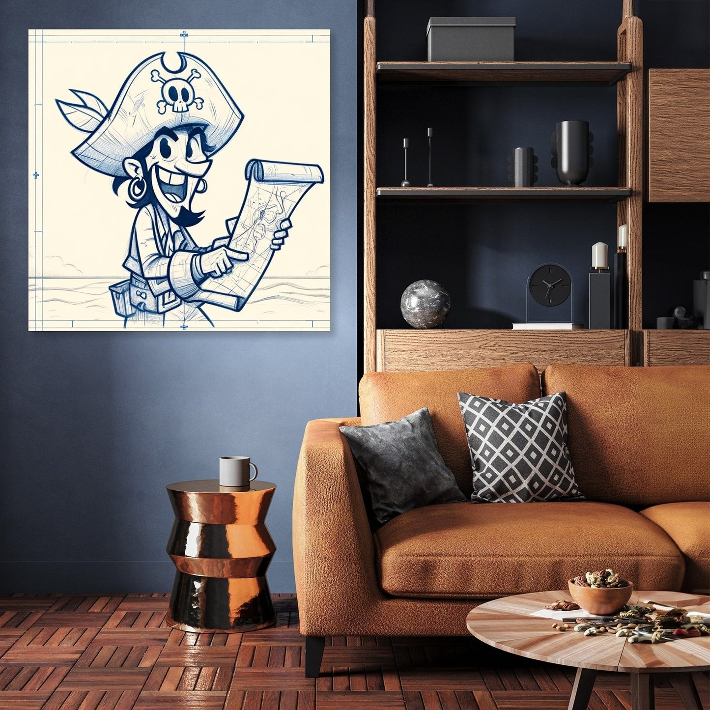 Cheeky Pirate Quest Canvas