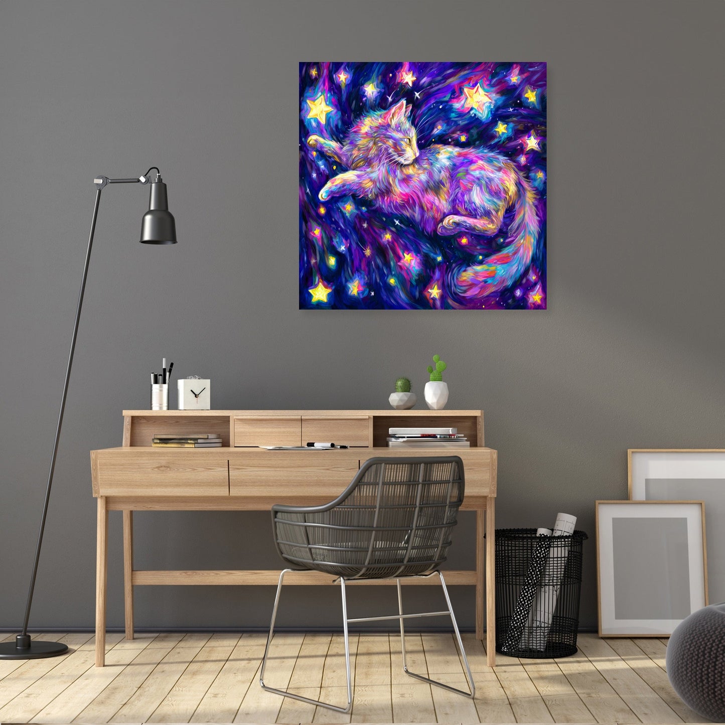 Cosmic Cat Canvas