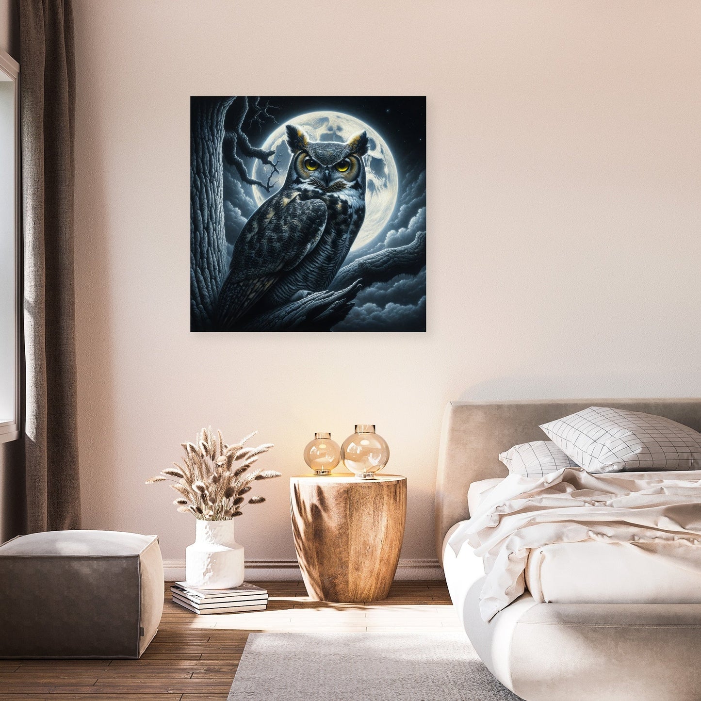 Midnight Gaze Canvas