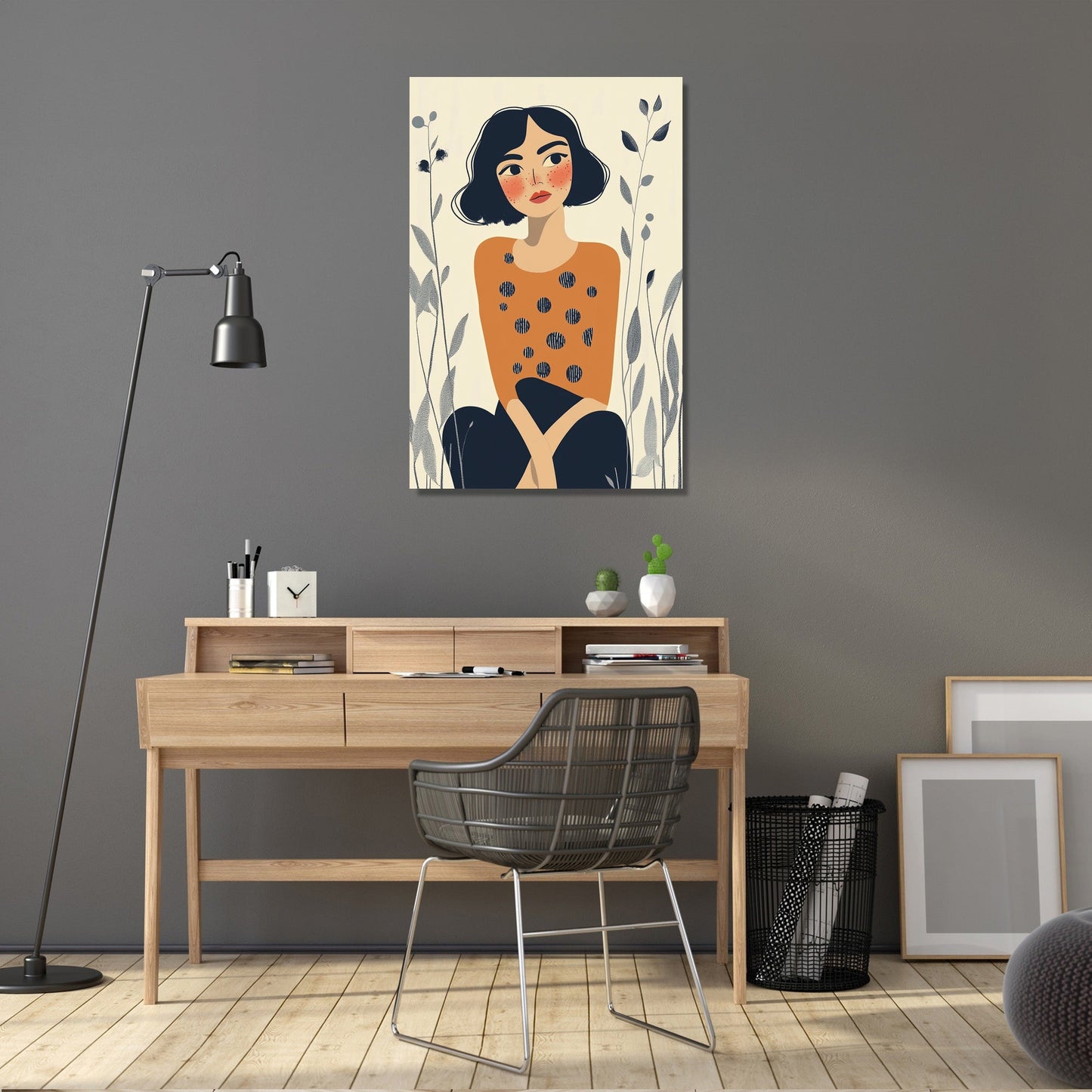 Bashful Woman's Dream Canvas