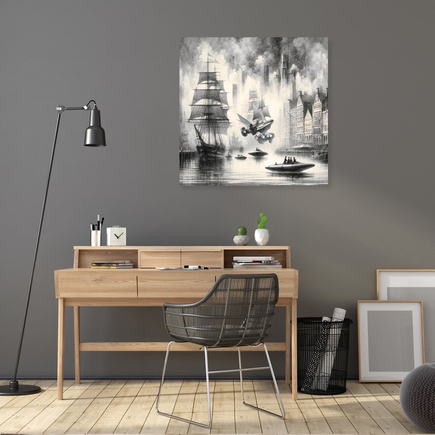 Timeless Harbor Echoes Canvas