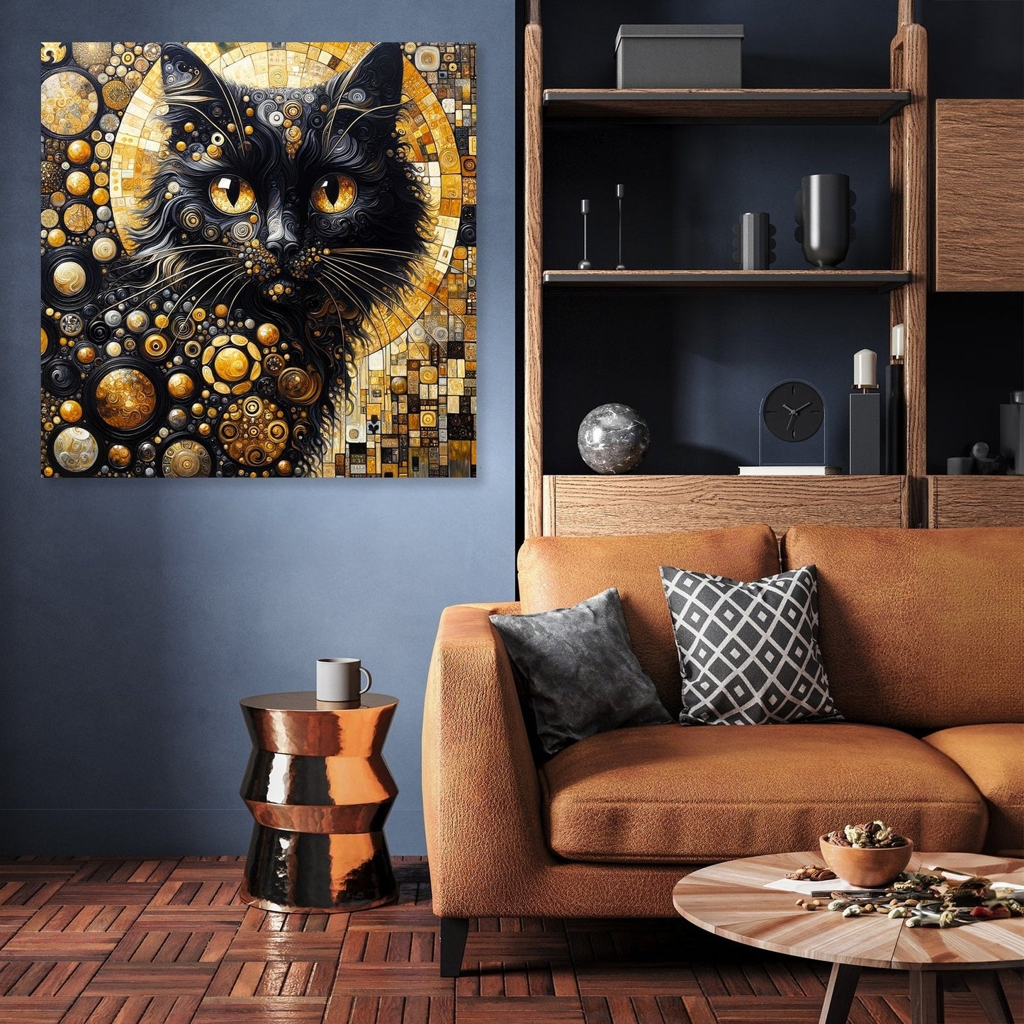 The Golden Cat Eyes Canvas