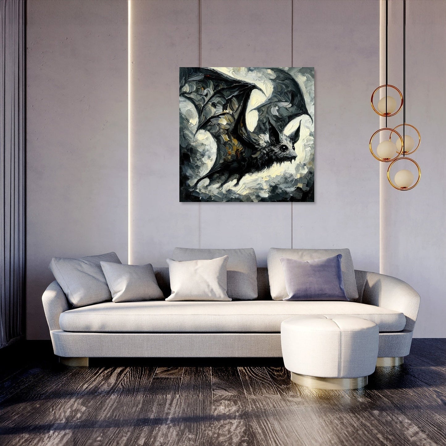 Gothic Bat Canvas