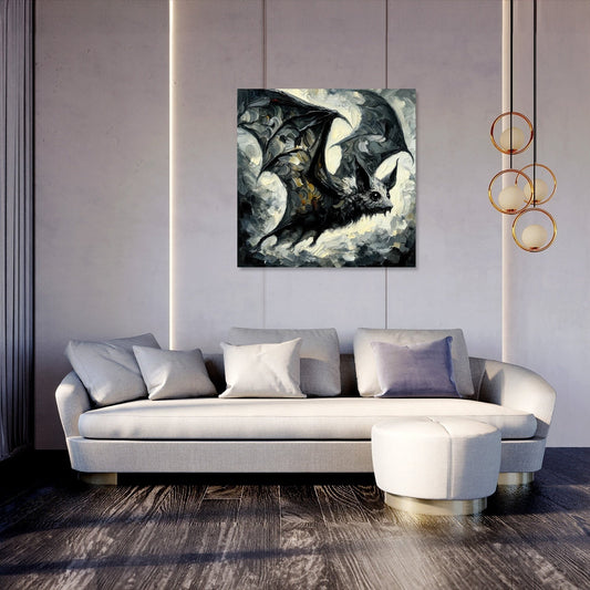 Gothic Bat Canvas