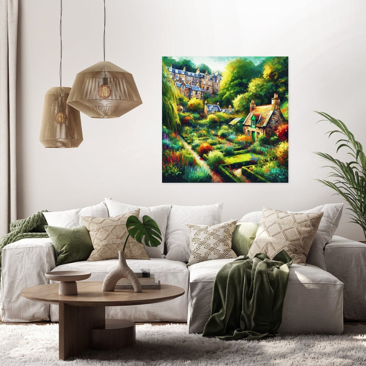 Edinburgh's Garden Oasis Canvas