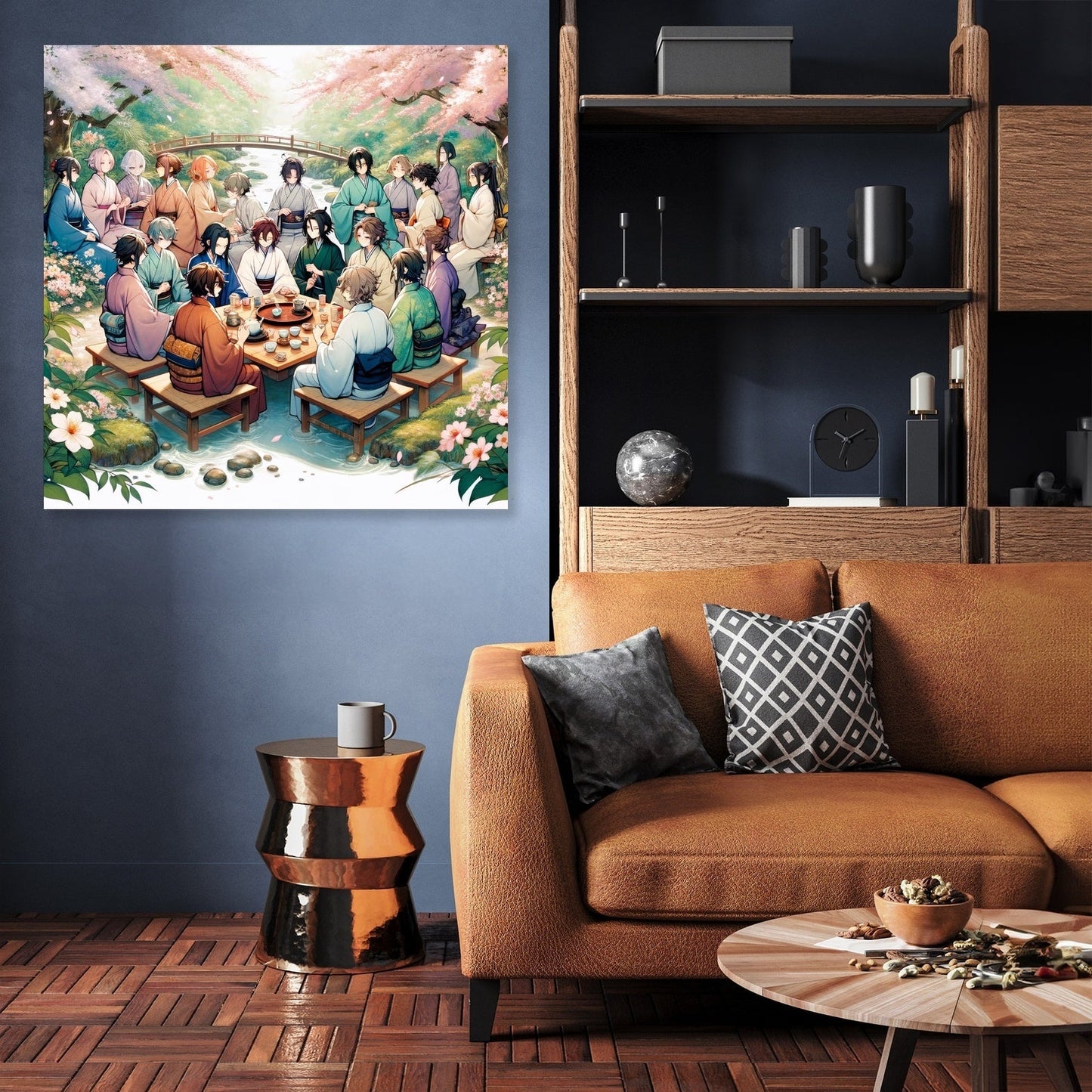 Sakura Garden Tea Party Canvas